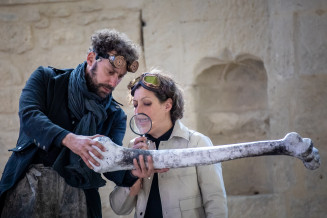 photo de david wahl et gaëlle hausermann, les artistes