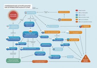 Conséquences des activités humaines sur les interactions océan et climat