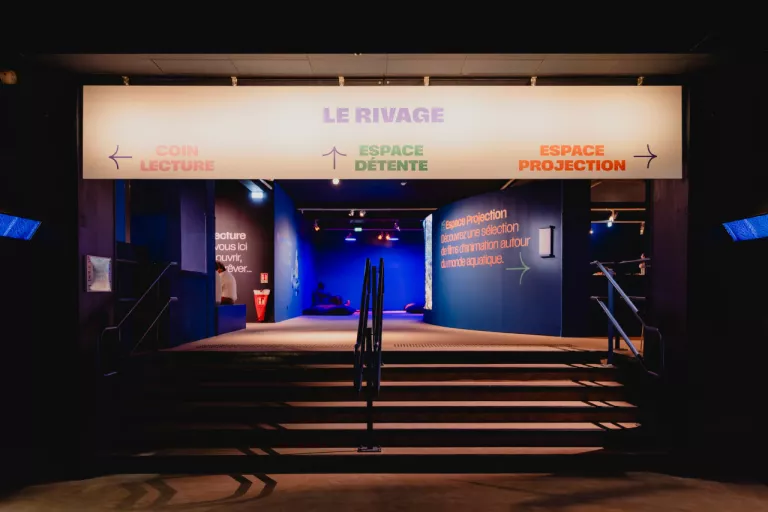 Entrée de l'espace Rivage