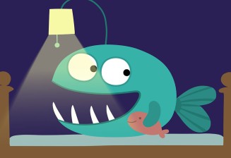 Visuel de l'épisode Poisson globe, un poisson dans un lit